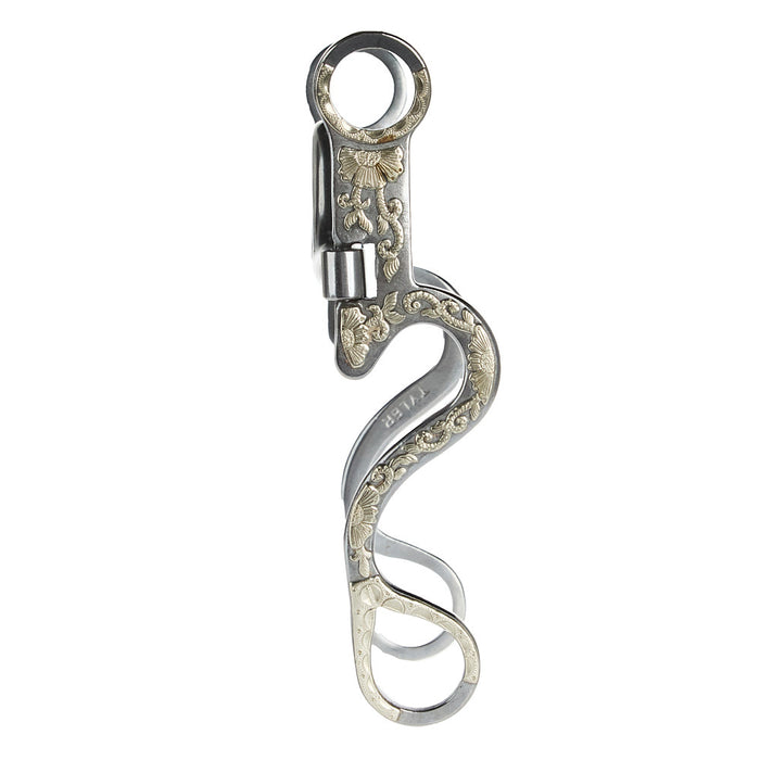 NRS Calvary Floral Shank High Port Bit