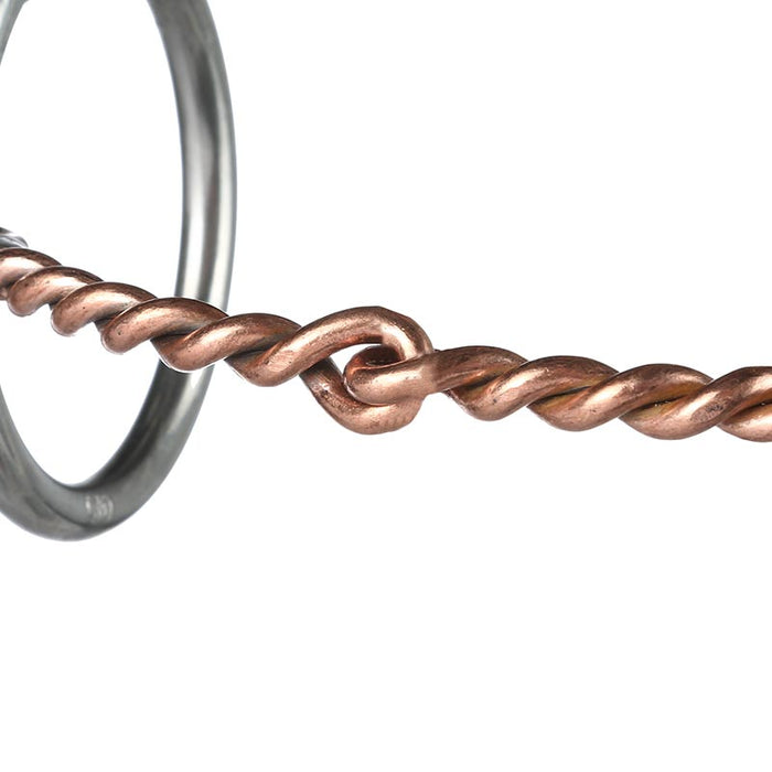 Reinsman Loose Ring Twisted Copper Snaffle Bit