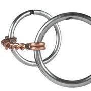 Reinsman Loose Ring Twisted Copper Snaffle Bit