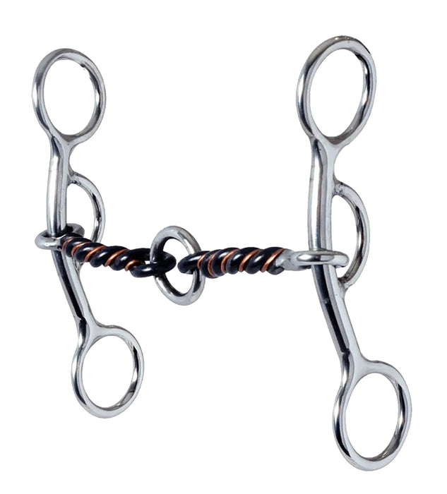 Reinsman Just Enough Sweet and Sour Twisted Wire Lifesaver Gag Bit