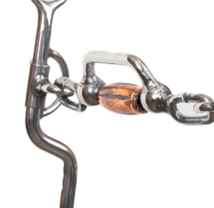 Reinsman Steel Cowboy Chain Cricket Bit