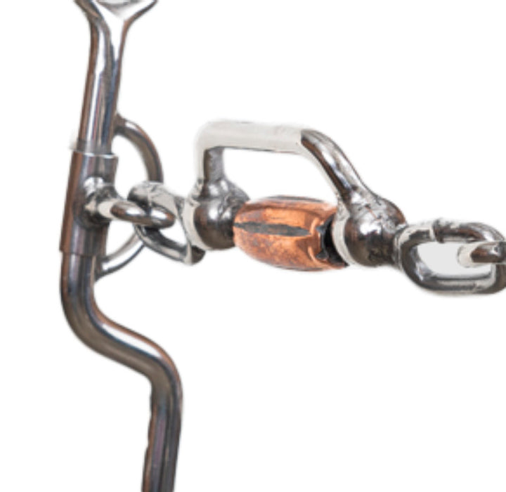 Reinsman Steel Cowboy Chain Cricket Bit