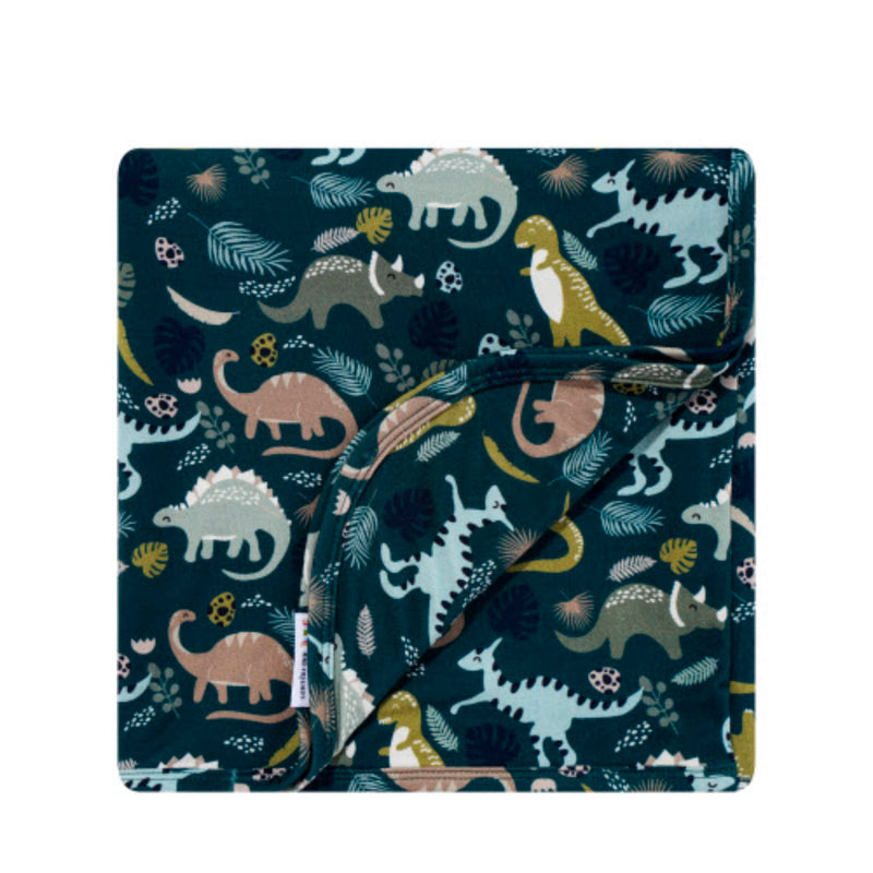 Emerson And Friends Prehistoric Dino Bamboo Blanket