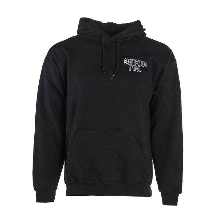 Cactus Alley Hat Co Mens Ride Fast Die Slow Black Hoodie