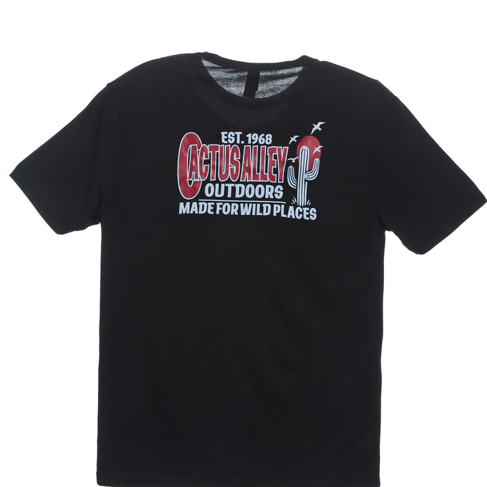 Cactus Alley Hat Co Outdoors Black Short Sleeve Tee