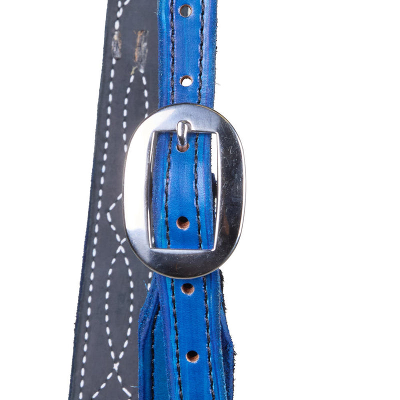B. Langdon Royal ue Gunslinger Split Ear Headstall with Black Thread