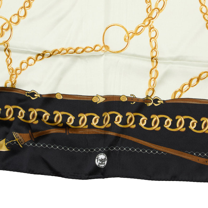 Fringe Scarves Belmont Black Long Tall