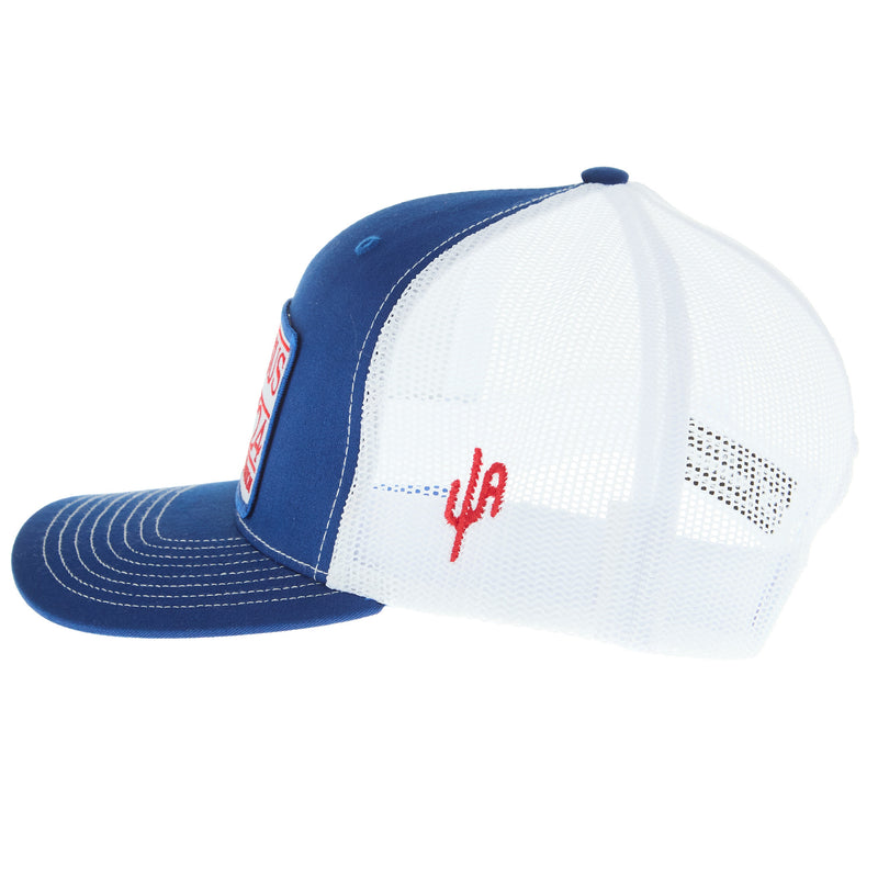 Cactus Alley Hat Co Jesus 2024 Blue and White Cap
