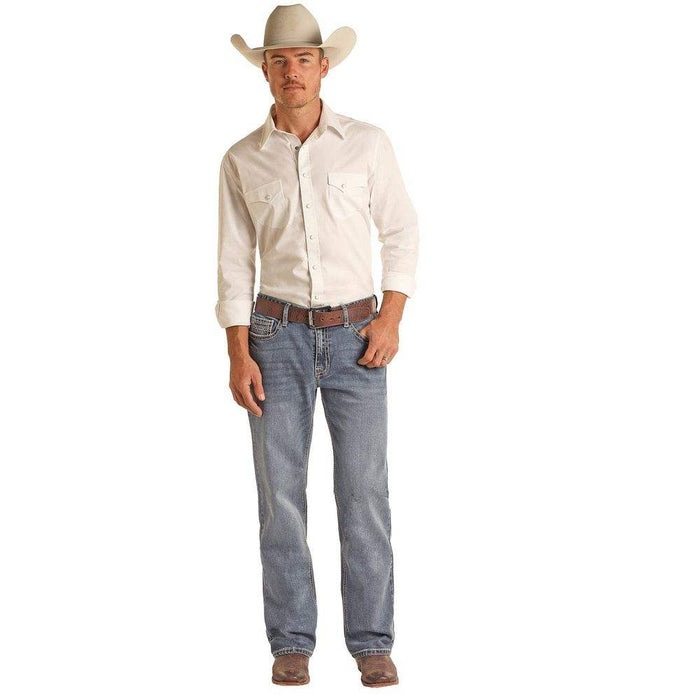 Rock & Roll Denim Mens Double Barrel Jeans