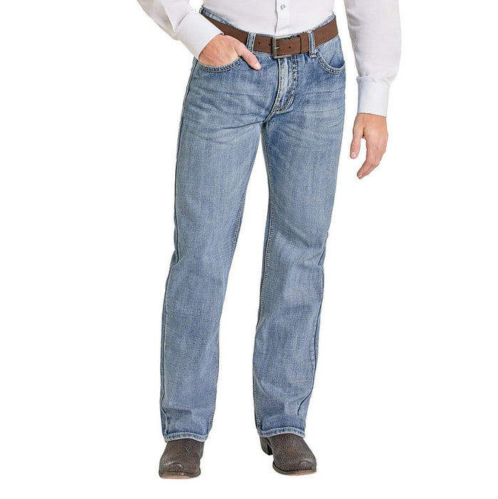 Rock & Roll Denim Men's Light Wash Straight Leg Jeans