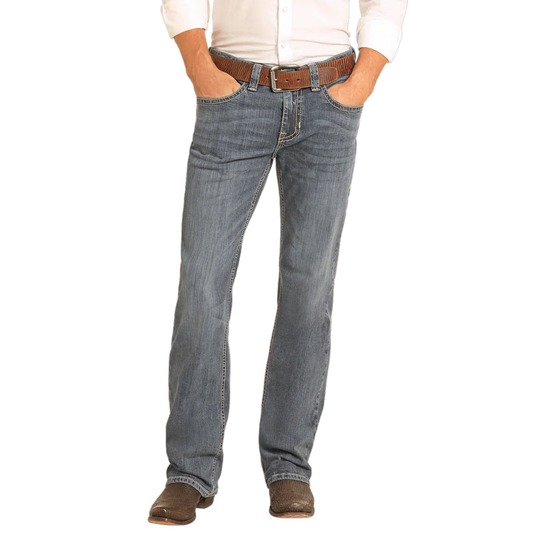 Rock & Roll Denim N Two Tone Rope Pistol Straight Jean