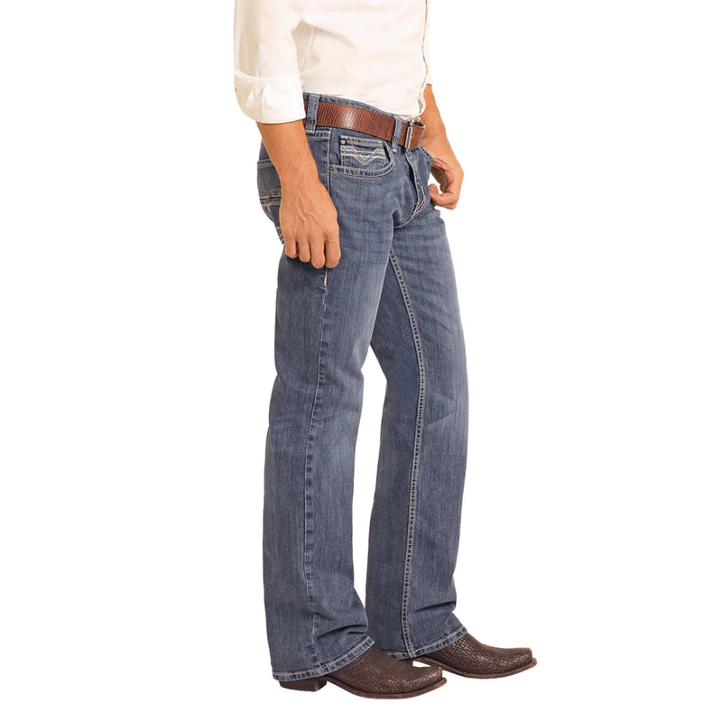 Rock & Roll Denim N Two Tone Rope Pistol Straight Jean