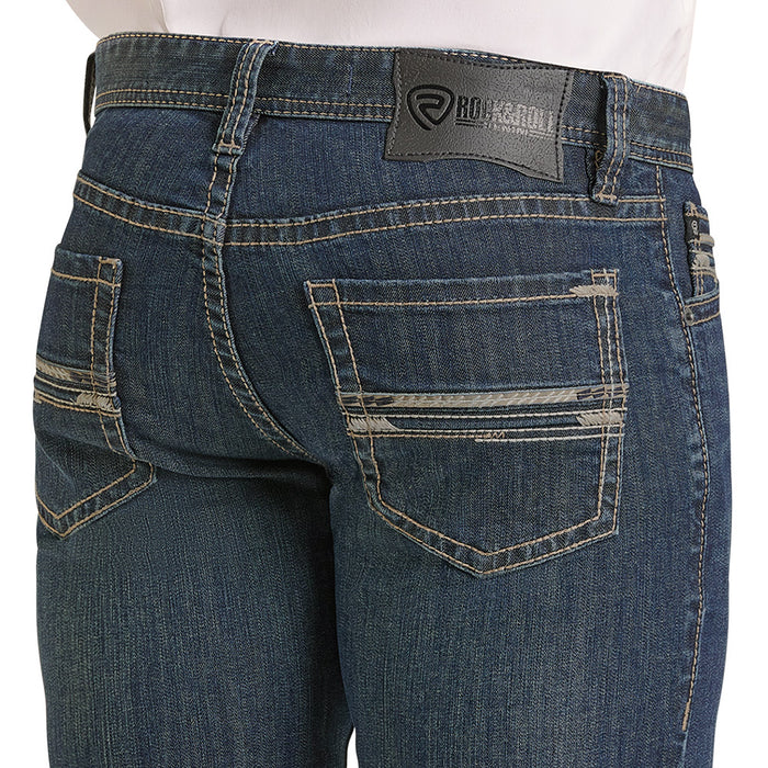 Rock & Roll Denim Men's Dark Vintage Revolver Jeans