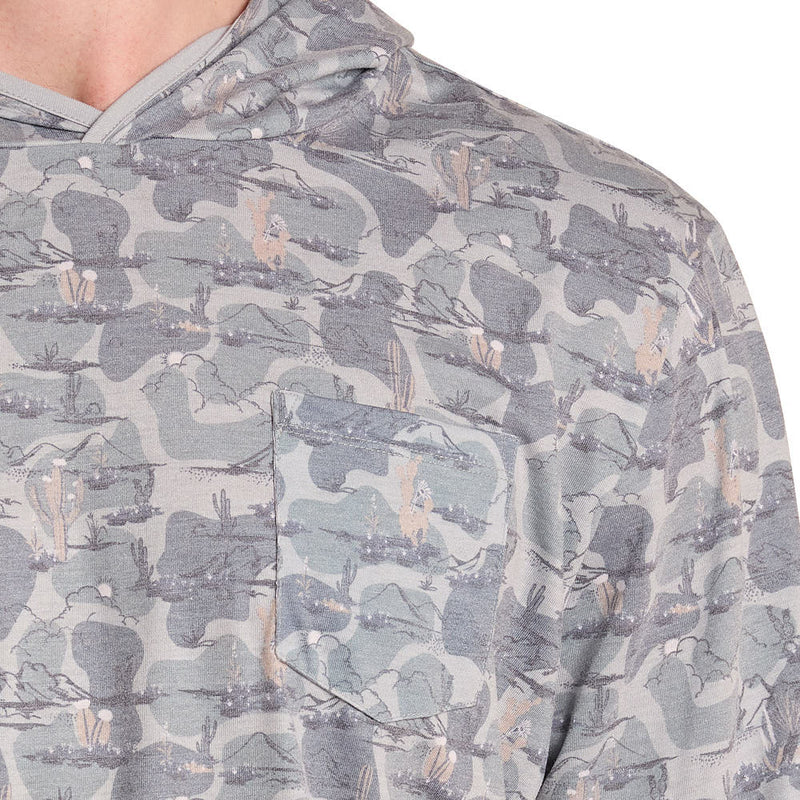 Rock & Roll Denim Men's Camo Lite Viscose Hoodie