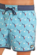 Rock & Roll Denim Men's Longhorn Volley Swim Short