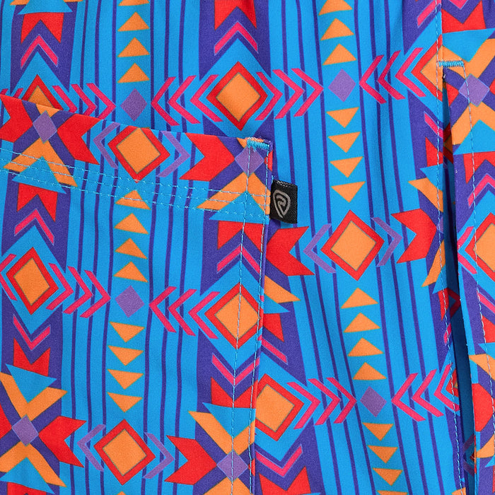 Rock & Roll Denim Men's Sapphire Southwestern Swim Trunks