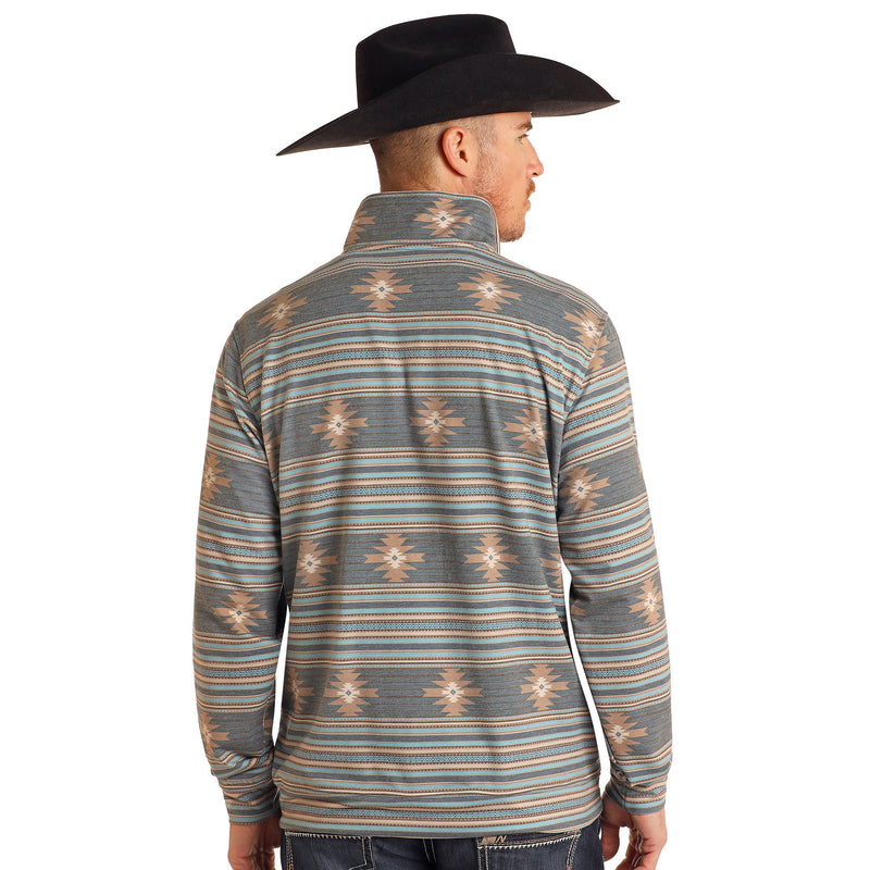 Rock & Roll Denim Men's Grey Performance Pullover