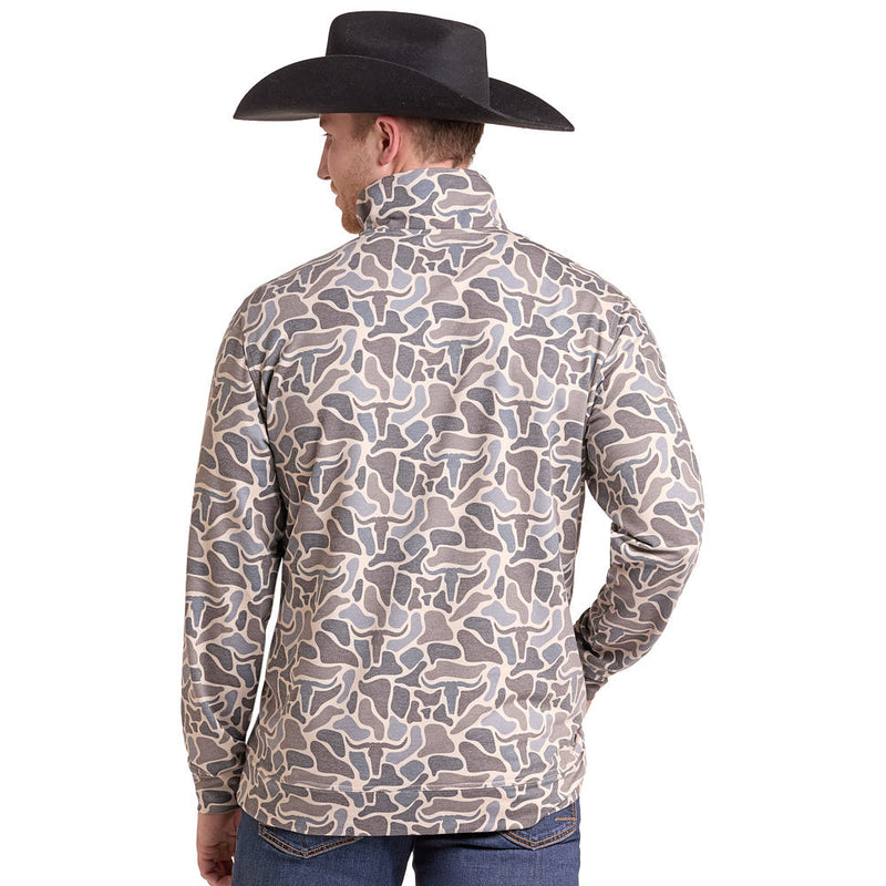 Rock & Roll Denim Men's Camo Jersey Pullover