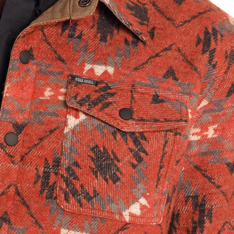 Rock & Roll Denim Men's Reversible Herringbone Aztec Jacket