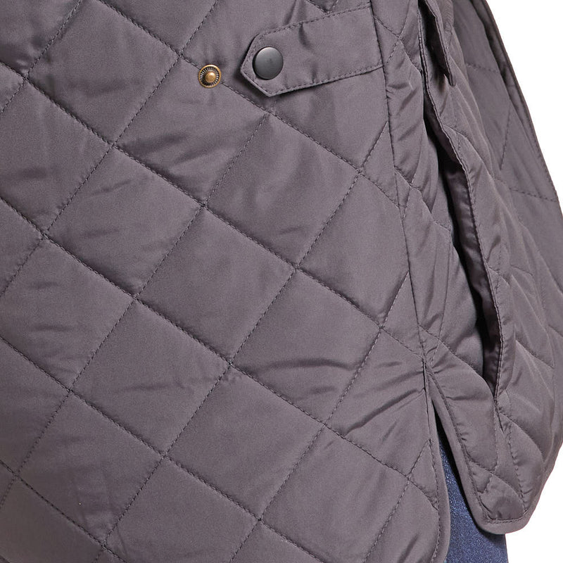 Rock & Roll Denim Men's Charcoal Quilted Puffer Jacket