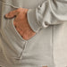 Rock & Roll Denim Men's Border Print Grey Hoodie