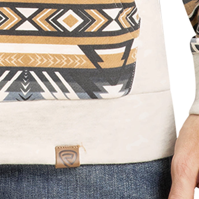 Rock & Roll Denim Men's Aztec Printed Hoodie