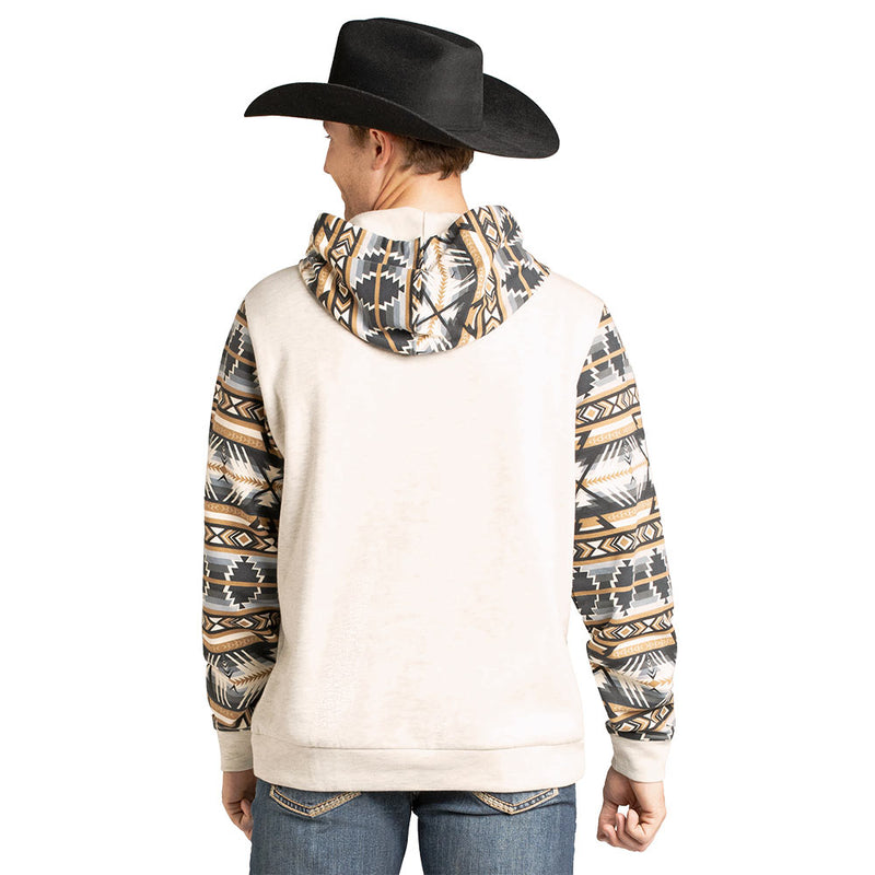 Rock & Roll Denim Men's Aztec Printed Hoodie