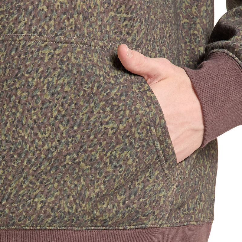 Rock & Roll Denim Men's Olive Camo Fleece Hoodie