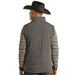 Rock & Roll Denim Mens Melange Knit Puffer Vest