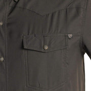 Rock & Roll Denim Mens Black Ripstop Shirt