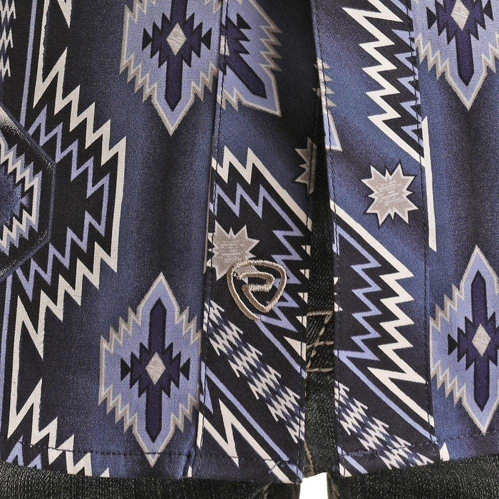 Rock & Roll Denim Mens Aztec Snap Shirt