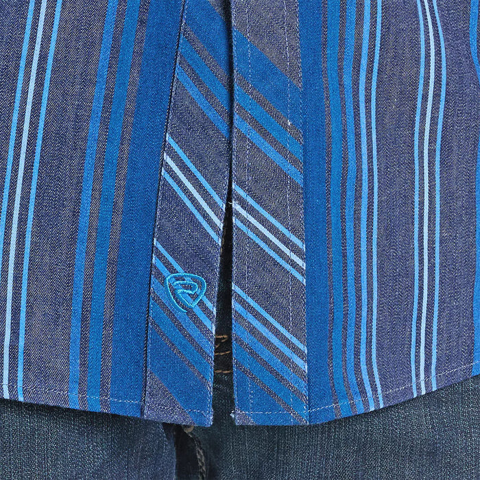 Rock & Roll Denim Men's Caribbean Denim Stripe Shirt