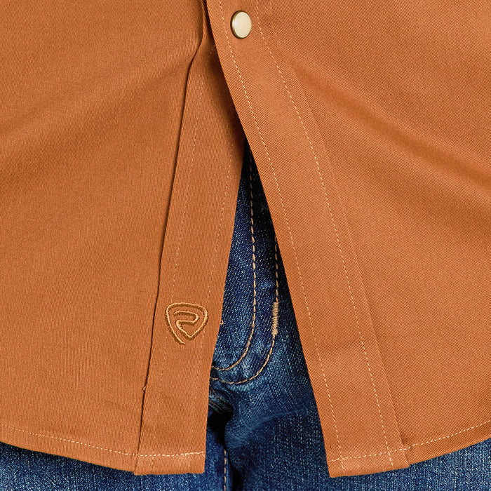 Rock & Roll Denim Men's Rust Solid Shirt