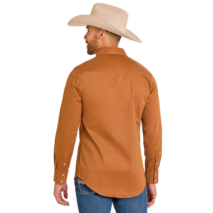 Rock & Roll Denim Men's Rust Solid Shirt