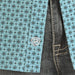 Rock & Roll Denim Mens Turq Short Sleeve Geo Print Shirt