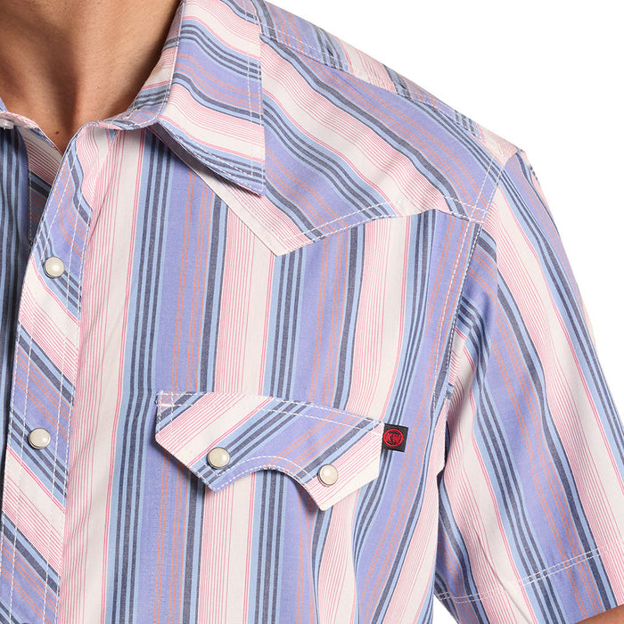 Rock & Roll Denim Koe Wetzel Men's Periwinkle Tek Western Shirt