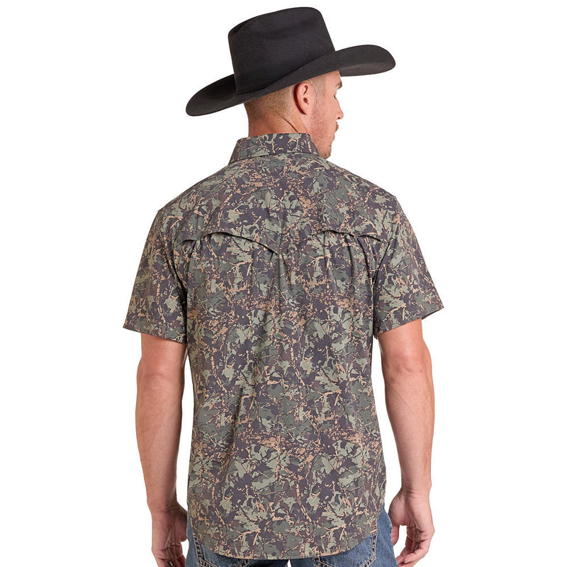 Rock & Roll Denim Koe Wetzel Camo Tek Shirt
