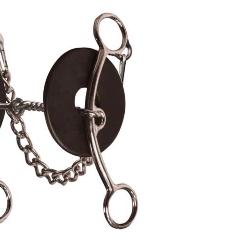 Professionals Choice Brittany Pozzi Three Piece Twisted Wire Snaffle Bit
