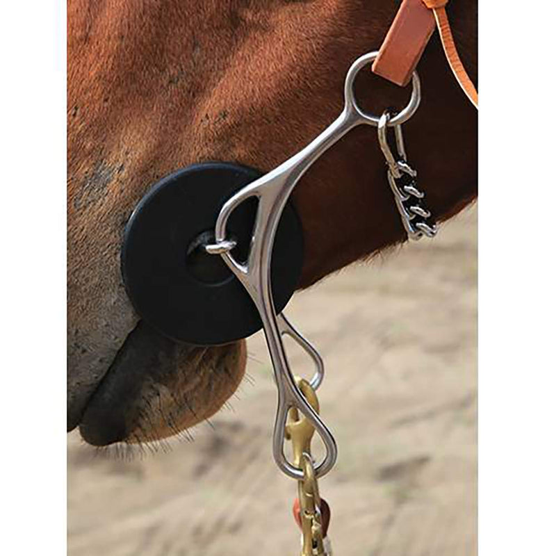 Professionals Choice Professional's Brittany Pozzi 3 Piece Smooth Dogbone 8in Snaffle Gag Bit