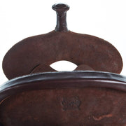 Burns Saddlery 13 1/2 Inch 30HD Chocolate Roughout Barrel Saddle