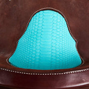 Burns Saddlery 13.5in 20HDX Chocolate Roughout Barrel Saddle