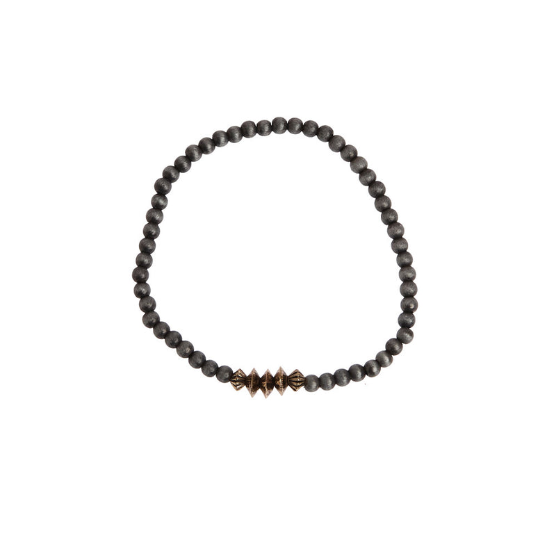 West And Company Six Dainty Faux Navajo Pearl Stretch Bracelets