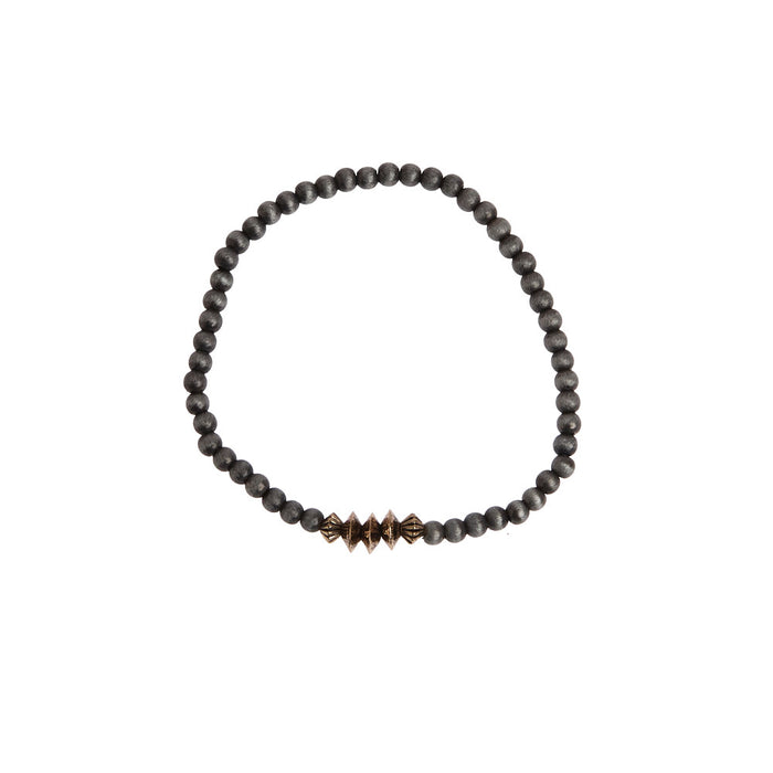 West And Company Six Dainty Faux Navajo Pearl Stretch Bracelets