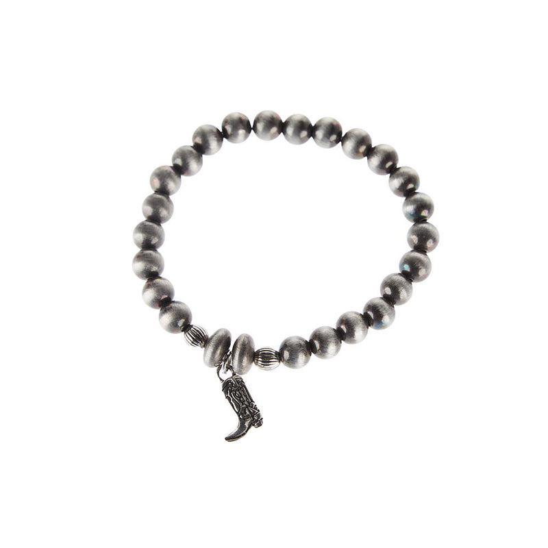 West And Company Navajo Pearl Charm Bracelet