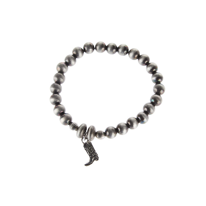 West And Company Navajo Pearl Charm Bracelet
