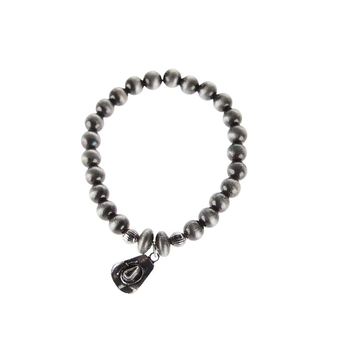 West And Company Navajo Pearl Charm Bracelet