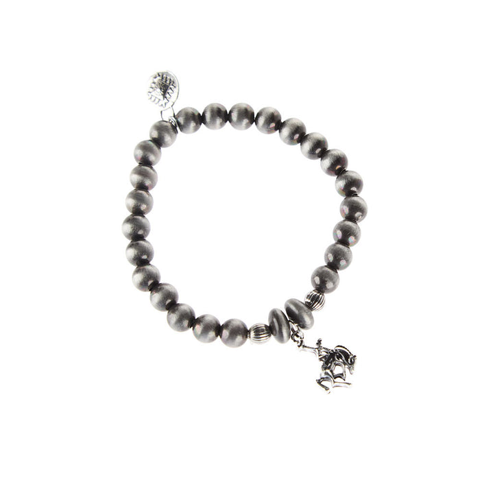 West And Company Navajo Pearl Charm Bracelet