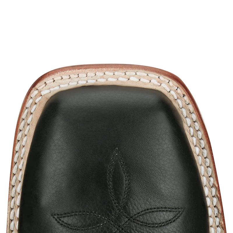 Justin Boot Company Men`s Bent Rail Poston Jet Black 11in Black Top