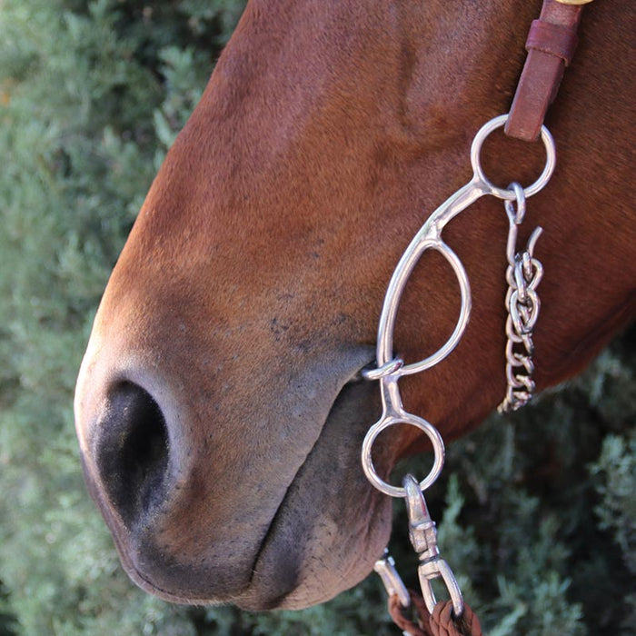 Professionals Choice Futurity 3 Piece Twisted Wire Snaffle Bit