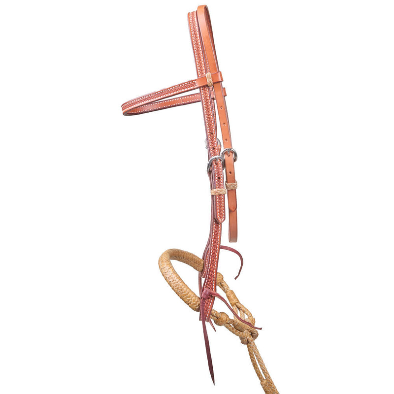 NRS Rawhide Noseband Martingale Breaking Bridle